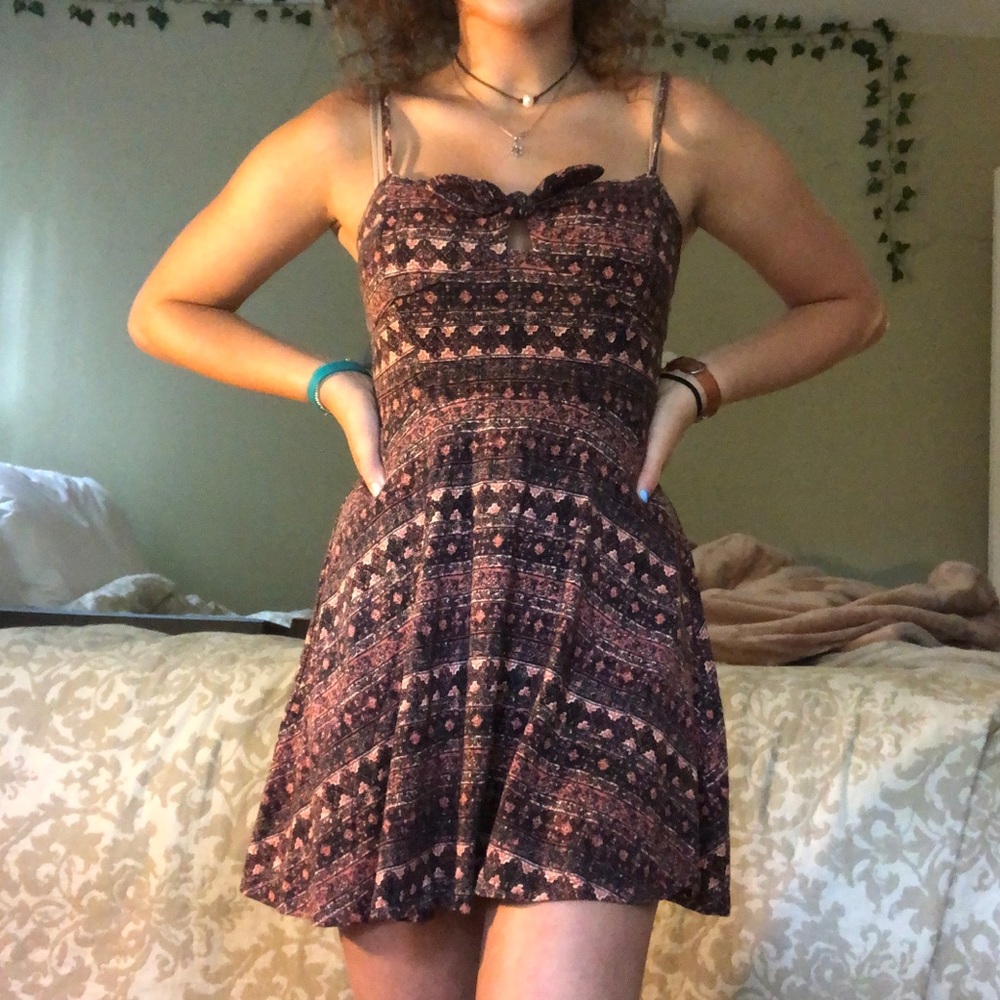 Forever 21 Summer Front Knot Dress